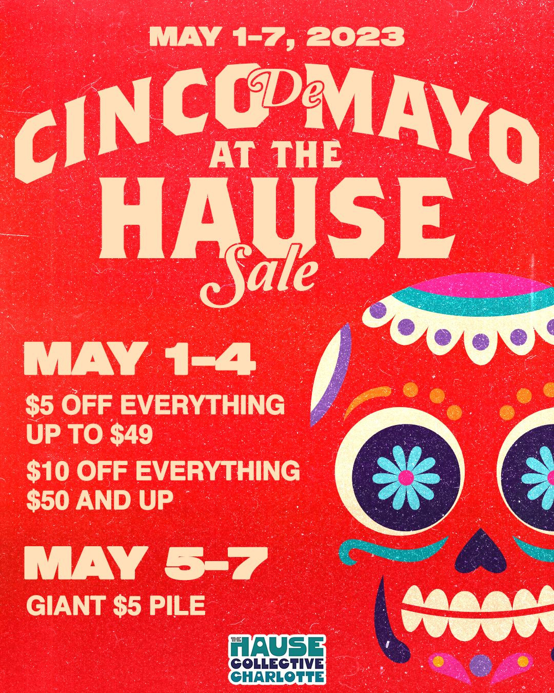 Cinco de Mayo sale flier