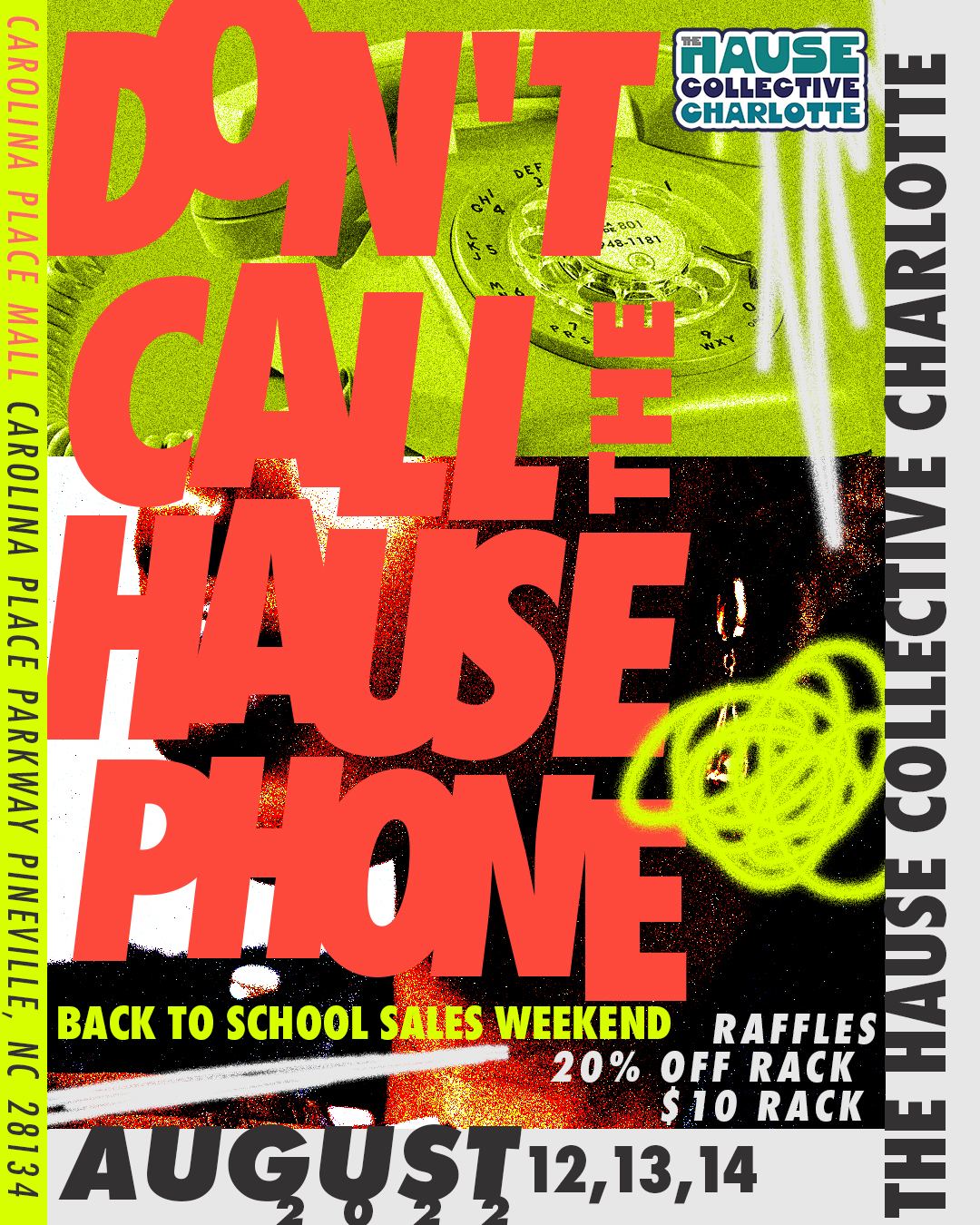 Back to school sales weekend flier