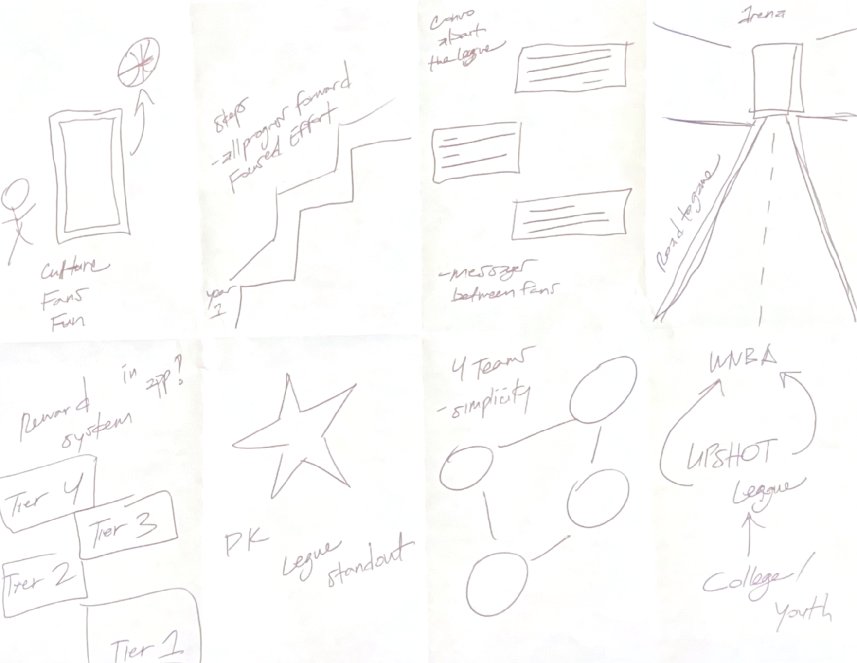 Crazy Eights sketches